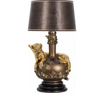 Настольный светильник BOGACHO Агнесса бронзового цвета СБ-71/Б/Тюссо шоколад