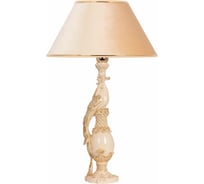 Настольный светильник BOGACHO Павлин бежевого цвета СБ-75/АС/Абрикос