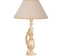 Настольный светильник BOGACHO Павлин бежевого цвета СБ-75/АС/Айвори