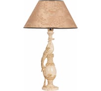 Настольный светильник BOGACHO Павлин бежевого цвета СБ-75/АС/Каледония мокко