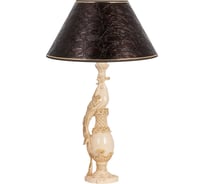 Настольный светильник BOGACHO Павлин кремового цвета СБ-75/АС/Глоси/Шоколад