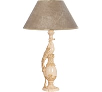 Настольный светильник BOGACHO Павлин бежевого цвета СБ-75/АС/Кофе