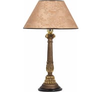 Настольный светильник BOGACHO Колонна испанская бронзового цвета СБ-9/Б/Каледония мокко