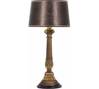 Настольный светильник BOGACHO Колонна испанская бронзового цвета СБ-9/Б/Тюссо шоколад