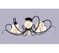 Потолочная люстра РОССВЕТ 8*60Вт*E27 РС21818 BK/8C