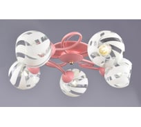 Потолочная люстра РОССВЕТ 5*60Вт*E27 РС21135 PK+FG/5C