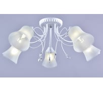 Потолочная люстра РОССВЕТ 5*60Вт*E14 РС21160 WT+CR/5C