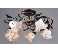 Потолочная люстра РОССВЕТ 5*60Вт*E14 РС21390 BK/5C