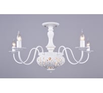 Потолочная люстра РОССВЕТ 5*60Вт*E14 РС20864 WT/5+2C