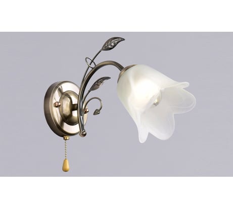 Бра РОССВЕТ 1х60ВтхE27 РС21218 AB/1W