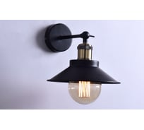 Бра РОССВЕТ 1х60ВтхE27 РС21572 BK/1W