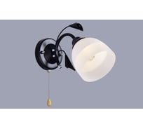 Бра РОССВЕТ 1х60ВтхE27 РС21886 BK+CR/1W