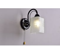 Бра РОССВЕТ 1х60ВтхE27 РС21887 BK+CR/1W