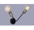 Бра РОССВЕТ 2х60ВтхE27 РС21603 BK/2W 1
