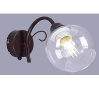 Бра РОССВЕТ 1х60ВтхE27 РС21930 BRN/1W