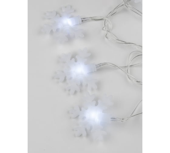 Светодиодная гирлянда Uniel Снежинки-2 ULD-S0500-050/DTA WHITE, IP20, SNOWFLAKES-2 UL-00007196