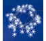 Светодиодная гирлянда Uniel Снежинки-2 ULD-S0500-050/DTA WHITE, IP20, SNOWFLAKES-2 UL-00007196 5