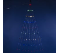 Светодиодная гирлянда Uniel Лучи росы ULD-E0200-200/STA MULTI, IP44 UL-00007284