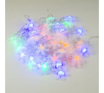Светодиодная гирлянда Uniel Снежинки-3 ULD-S0500-050/DTA MULTI, IP20, SNOWFLAKES-3 UL-00007195