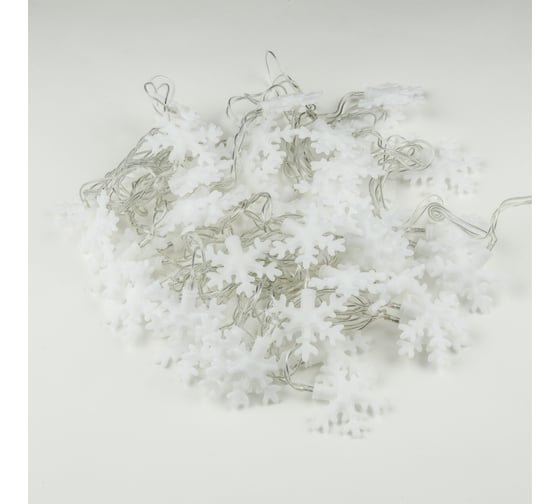 Светодиодная гирлянда Uniel Снежинки-3 ULD-S0500-050/DTA MULTI, IP20, SNOWFLAKES-3 UL-00007195