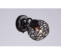 Бра РОССВЕТ 1х60ВтхE27 РС20720 BK+CR/1W