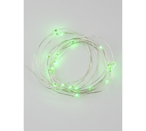 Светодиодная гирлянда на батарейках Uniel Роса ULD-S0200-020/DTB/3AA/RC RGB, IP20, DEW UL-00007247
