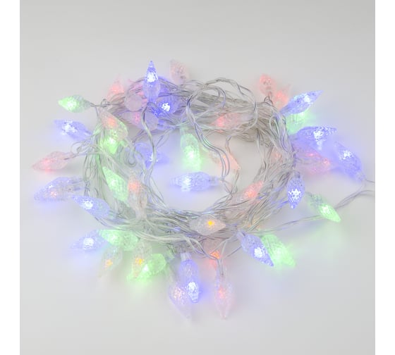 Светодиодная гирлянда Uniel Шишки-1 ULD-S0500-050/DTA MULTI, IP20, PINE CONES-1 UL-00007194 1