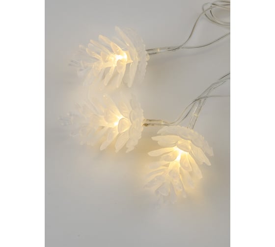 Светодиодная гирлянда Uniel Шишки ULD-S0500-050/DTA WARM WHITE, IP20, PINE CONES UL-00007192