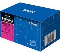Светодиодная гирлянда с эффектом мерцания Uniel Бахрома ULD-B3007-200/TTK BLUE-WHITE, IP44 UL-00007210