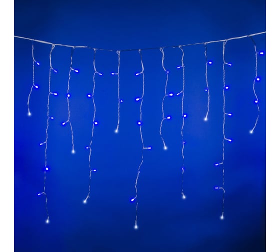 Светодиодная гирлянда с эффектом мерцания Uniel Бахрома ULD-B3007-200/TTK BLUE-WHITE, IP44 UL-00007210