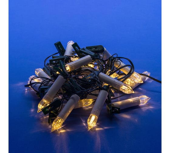 Светодиодная гирлянда Uniel Свеча ULD-S0800-040/SGA WARM WHITE, IP20, CANDLES UL-00007246 1