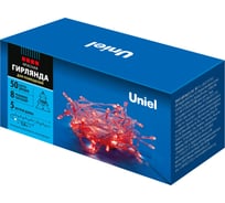 Светодиодная гирлянда Uniel ULD-S0500-050/DTA RED, IP20 UL-00008665