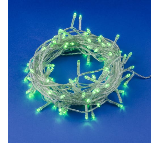 Светодиодная гирлянда Uniel ULD-S1000-100/DTA GREEN, IP20 UL-00007198