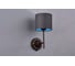 Бра РОССВЕТ 1х60ВтхE27 РС21117 BRN+FG/1W 1