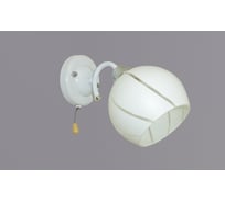 Бра РОССВЕТ 1х60ВтхE27 РС20057 WT+CR/1W