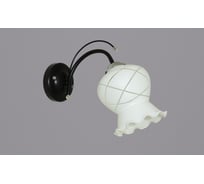 Бра РОССВЕТ 1х60ВтхE27 РС20031 BK+CR/1W
