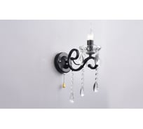 Бра РОССВЕТ 1х60ВтхE14 РС21569 BK/1W