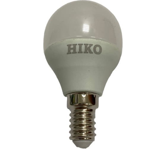 Светодиодная лампа HIKO G45, 5W, 4000K, E14, шарик 600110755 1