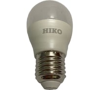 Светодиодная лампа HIKO G45, 8W, 4000K, E27, шарик 600162386