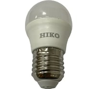 Светодиодная лампа HIKO G45/A45, 7W, 3000K, E27, QH01, шарик 600132529