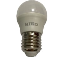 Светодиодная лампа HIKO G45/A45, 7W, 4000K, E27, QH02, шарик 600132530