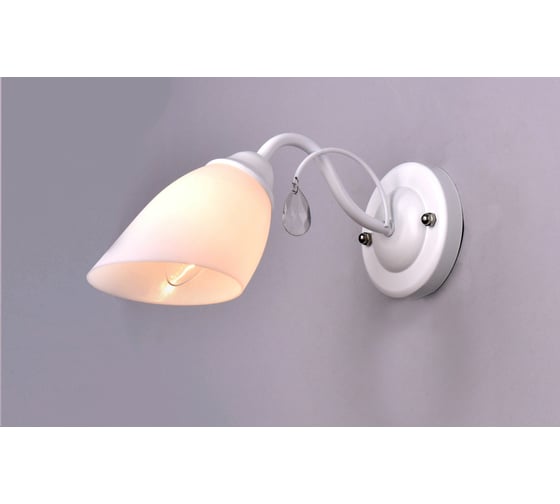 Бра РОССВЕТ 1х20ВтхE14 РС21090 WT/1W 1