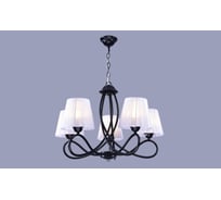 Подвесная люстра РОССВЕТ 5*60Вт*E27 РС21178 BK+CR/5P
