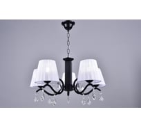 Подвесная люстра РОССВЕТ 5*60Вт*E27 РС21010 BK/5P