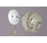 Бра РОССВЕТ 1х60ВтхE27 РС16040 WT+CR/1W
