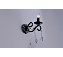 Бра РОССВЕТ 1х60ВтхE14 РС21612 BK/1W