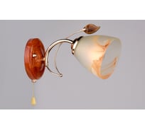 Бра РОССВЕТ 1х60ВтхE27 РС18900 BRN+FG/1W