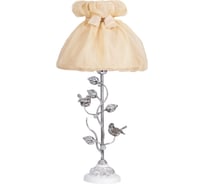 Настольный светильник BOGACHO Терра Spring белого цвета СБ-189/Бел/Мадлен жемчуг