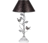 Настольный светильник BOGACHO Терра Spring белого цвета СБ-189/Белый/Глоси/Серебро