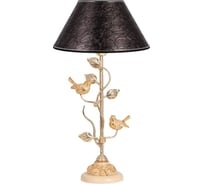 Настольный светильник BOGACHO Терра Spring кремового цвета СБ-189/АС/Глоси/Серебро